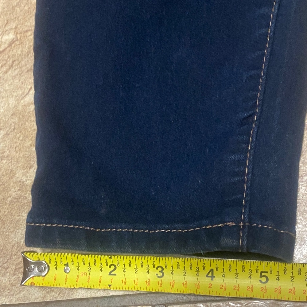 Nanette Lepore Size 12 Dark Blue High Rise Ankle Jeans Denim Chic Career - Picture 6 of 12